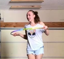 Audrey Marie Renner hoop dancing
